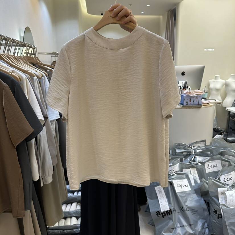 MATIERE韓國直郵女士新品職業熱賣26春夏休閑時尚人氣T恤MATIERET恤