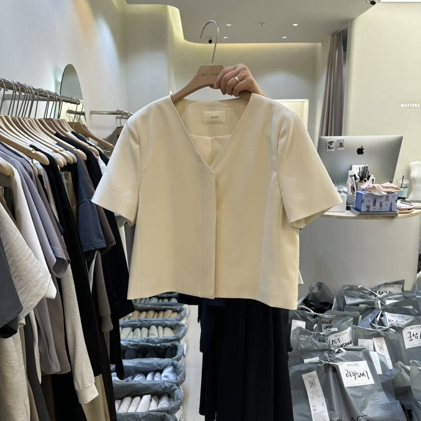 MATIERE韓國直郵女裝新品休閑推薦時尚人氣26春夏職業夾克MATIERE夾克