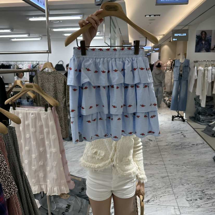 FORMING-P韓國東大門代購女士新品26春夏推薦人氣短裙刺繡FORMING-P短裙