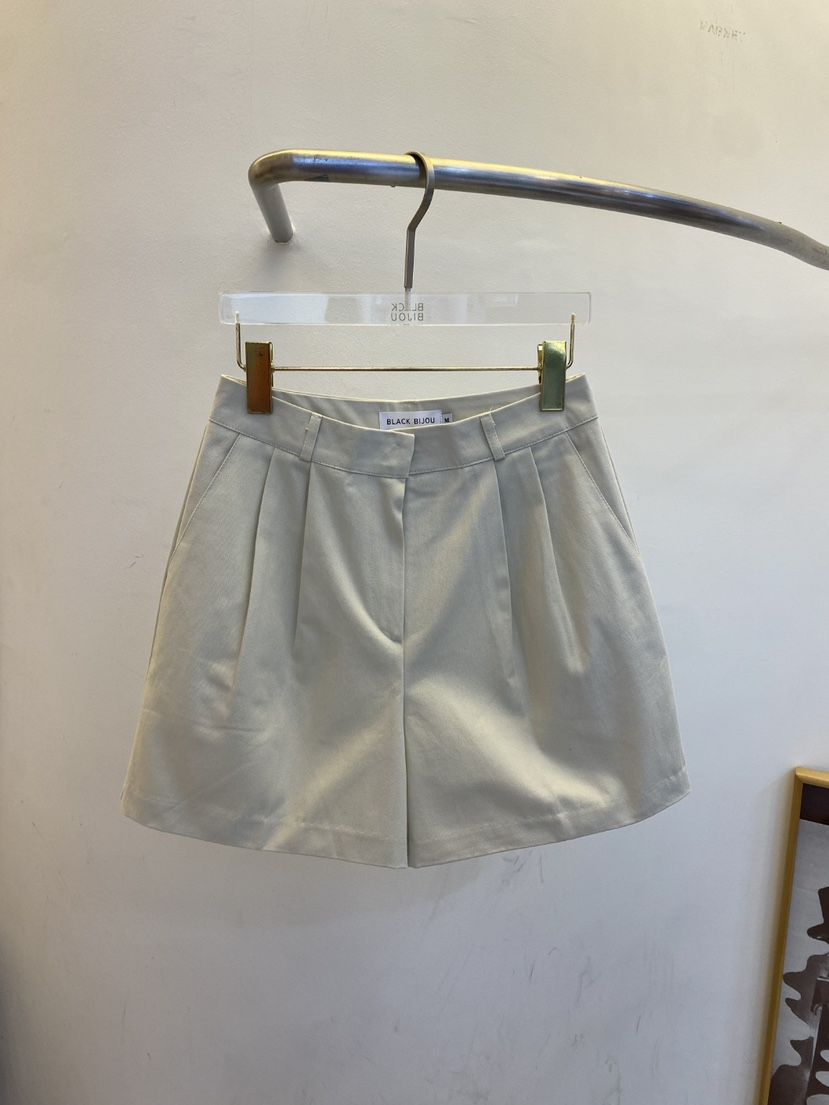 BLACK BIJOU韓國東大門代購女士新品人氣時尚推薦短褲棉質BLACK BIJOU短褲