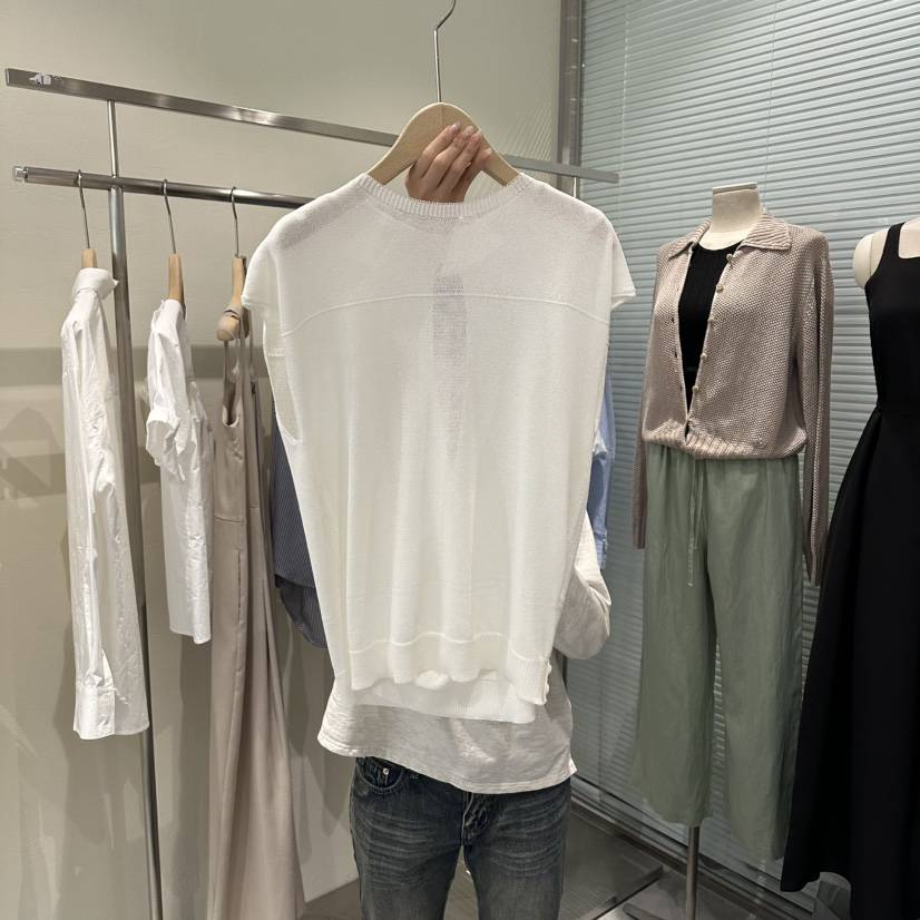 PLAMM韓國代購女士新品時尚熱賣人氣職業推薦26春夏休閑馬甲PLAMM馬甲