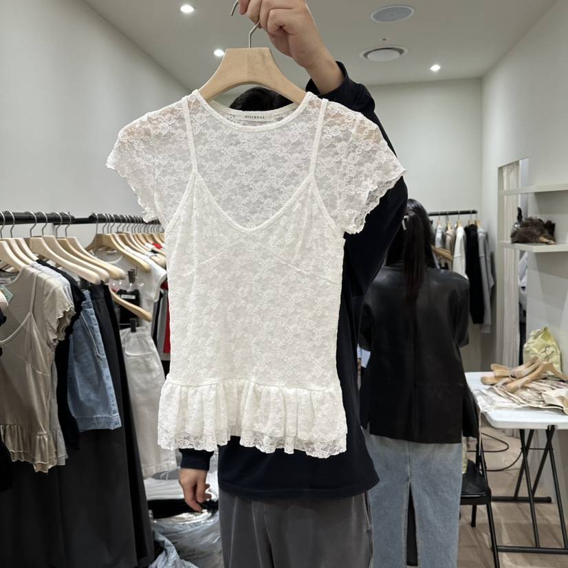 NOTTINGHAM/AVECNOUS/MODEST韓國直郵實拍女裝新款26春夏套裝兩件套NOTTINGHAM/AVECNOUS/MODEST套裝