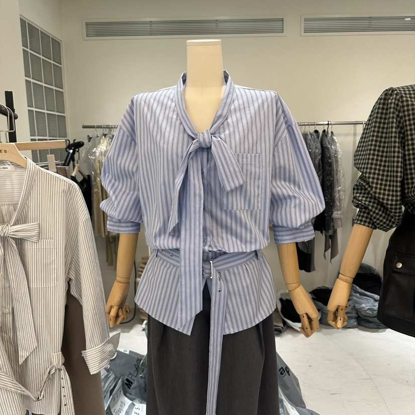 BES韓國直郵實拍女士新款熱賣人氣推薦職業休閑襯衫蕾絲衫BES SEOUL襯衫/蕾絲衫