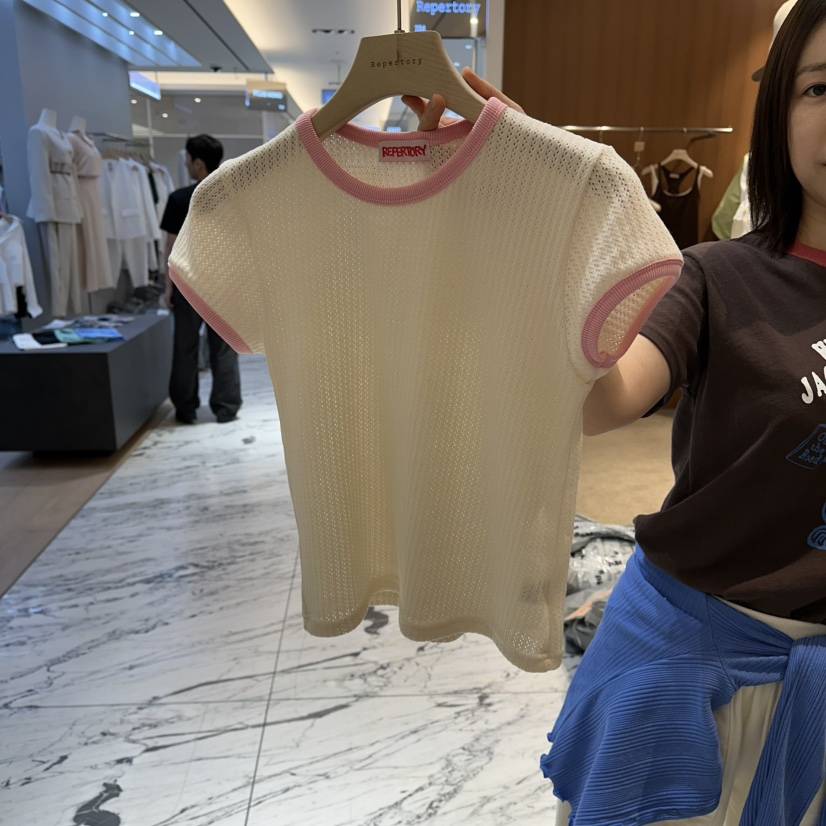 REPERTORY韓國東大門代購女士新品熱賣休閑26春夏人氣T恤REPERTORYT恤