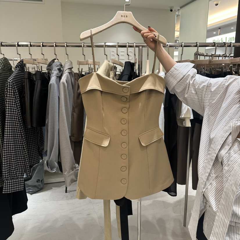 BES韓國直郵實拍女士新品人氣時尚熱賣休閑26春夏吊帶背心BES SEOUL吊帶/背心