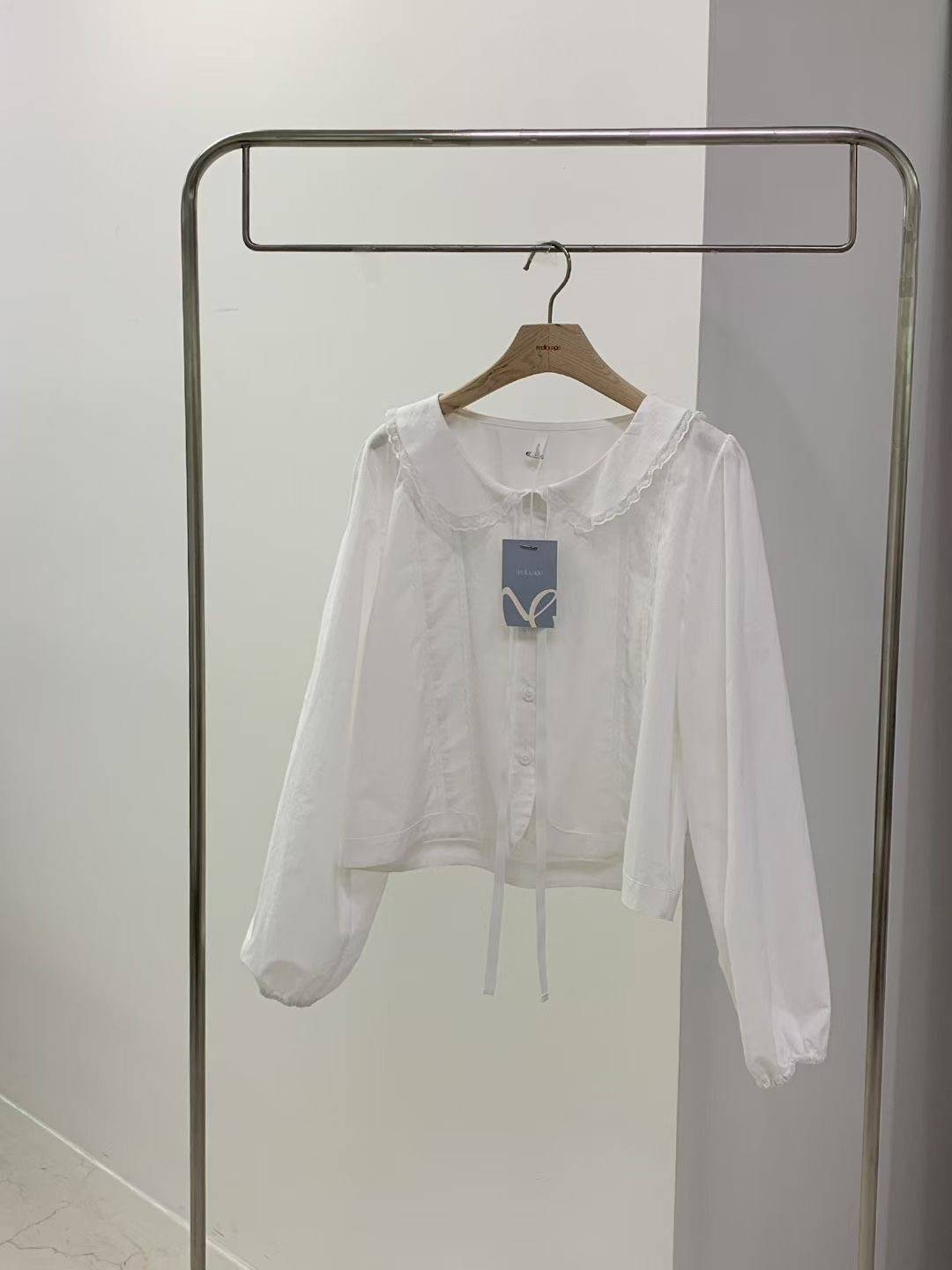 MELLOUNGE-멜라운지-T韓國代購女士新品推薦襯衫蕾絲衫MELLOUNGE-2件起襯衫/蕾絲衫