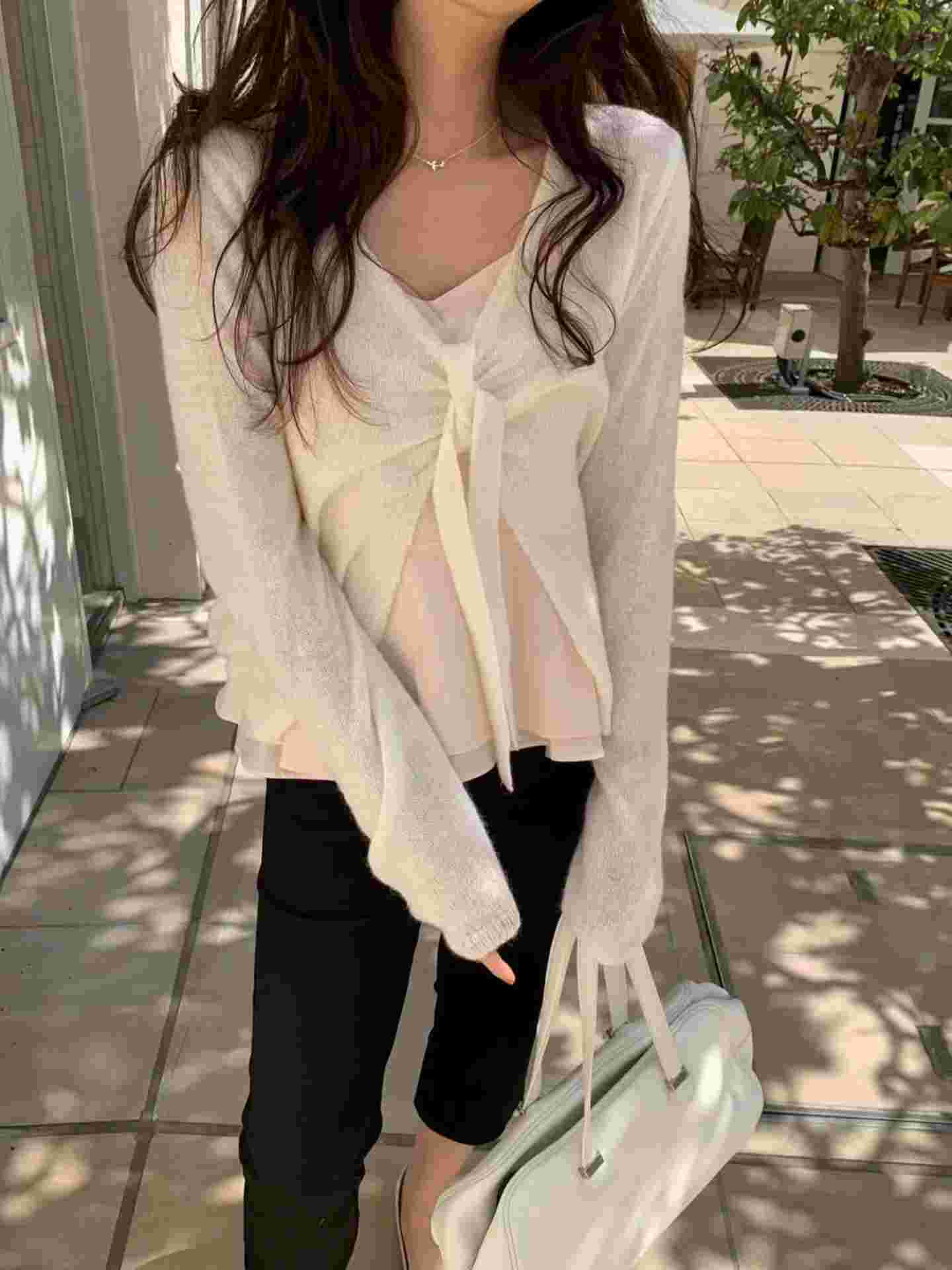 PYT-ot韓國直郵實拍女士新款推薦休閑時尚26春夏熱賣針織衫pretty young thing針織衫