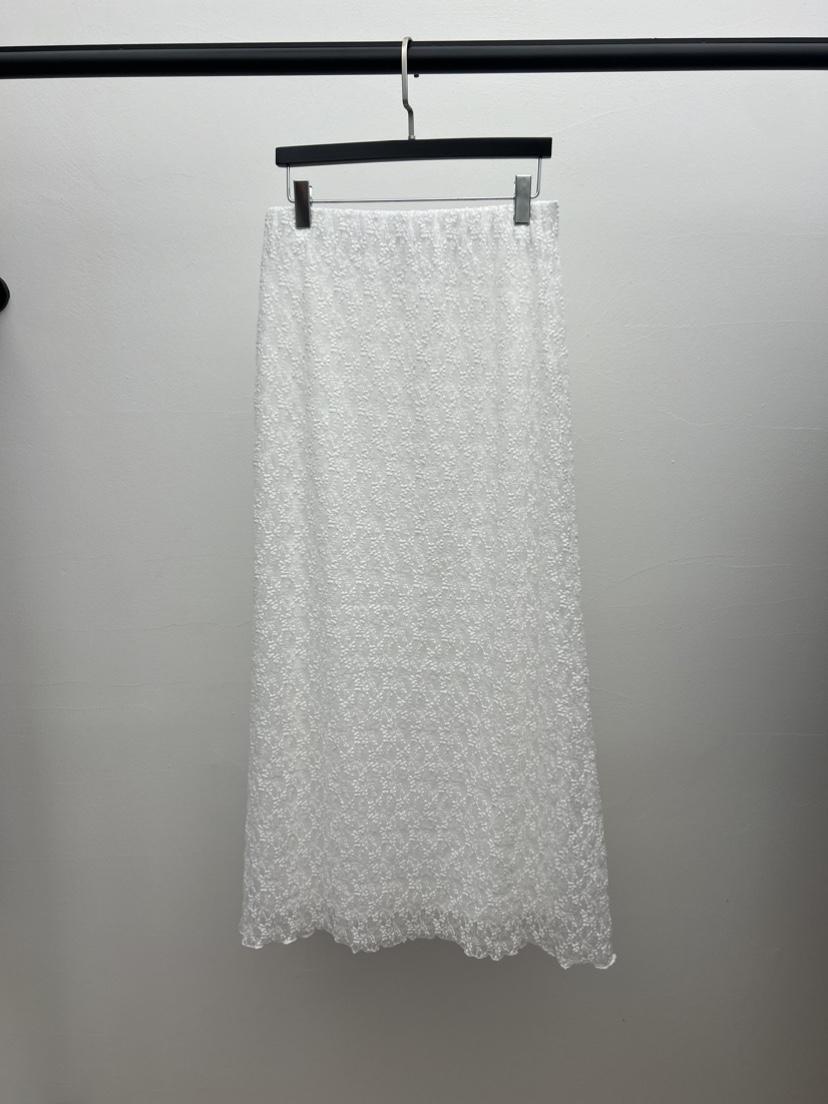 BLACK PIG韓國直郵女裝新款職業休閑26春夏長裙復古蕾絲VIVIAN_LEE長裙