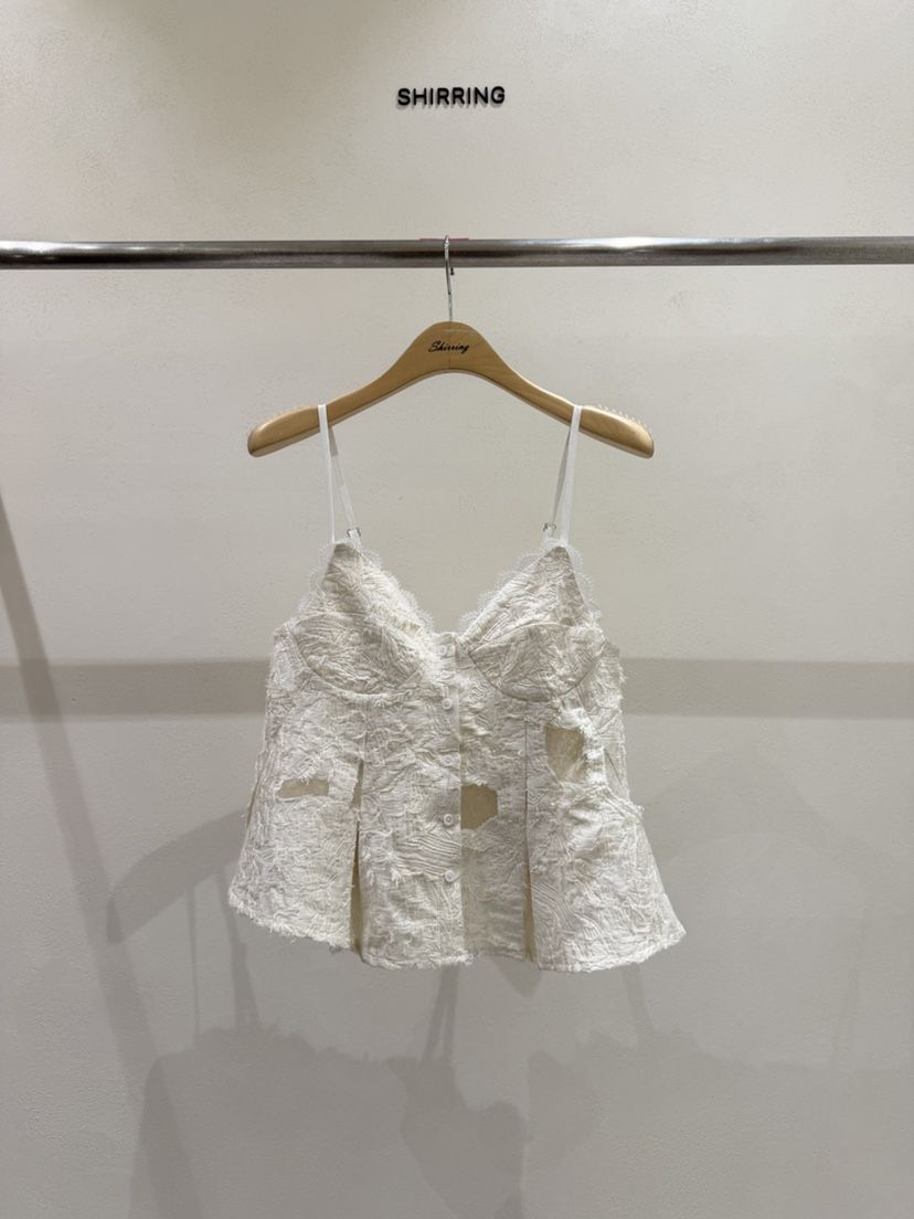 SHIRRING韓國直郵女士新品職業推薦26春夏休閑人氣吊帶背心SHIRRING吊帶/背心