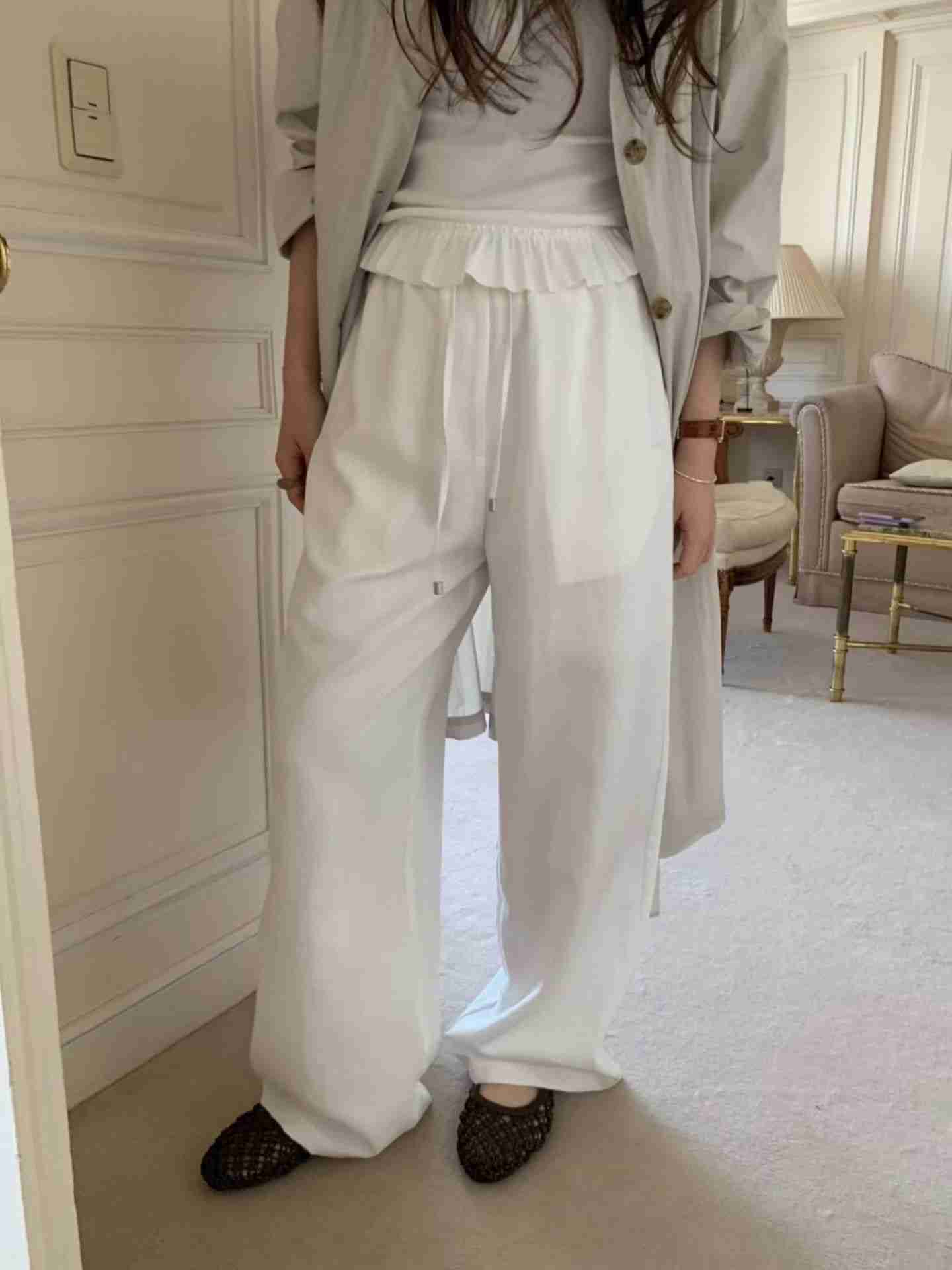 PYT-ot東大門代購女裝新品推薦熱賣時尚26春夏休閑褲纖維pretty young thing休閑褲