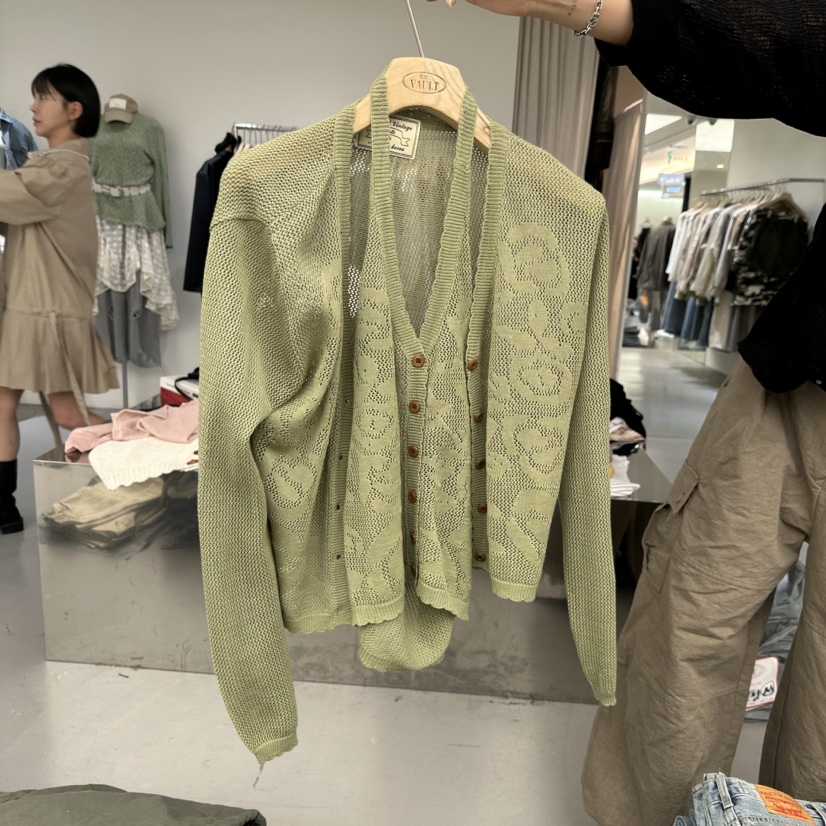 VAULT韓國直郵實拍女裝新款熱賣休閑職業人氣針織衫不含內搭VAULT針織衫