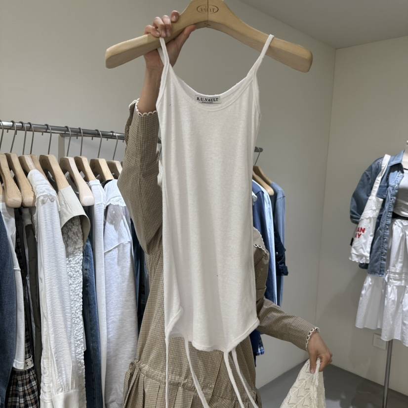 VAULT韓國東大門直郵女士新款人氣26春夏熱賣休閑吊帶背心VAULT吊帶/背心