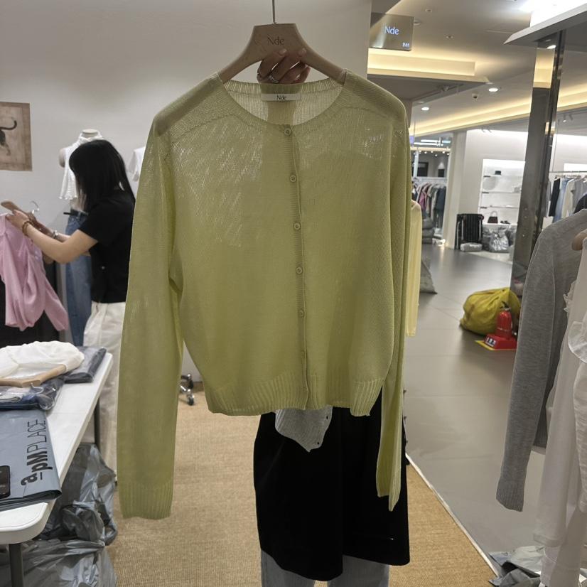 NDE韓國東大門代購女裝新品26春夏時尚人氣熱賣針織衫亞麻布BOHEME_NDE針織衫