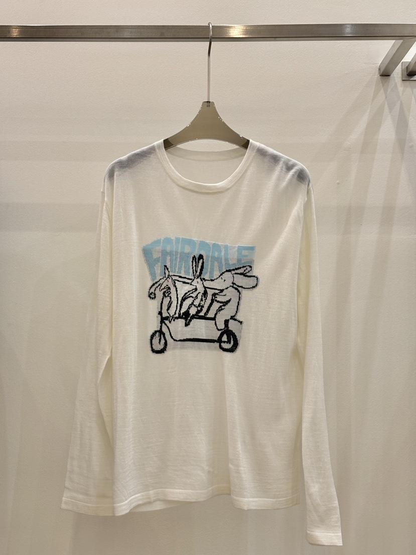 CICI韓國直郵女士新品26春夏職業熱賣人氣推薦長袖T恤兔子Ci Ci長袖T恤