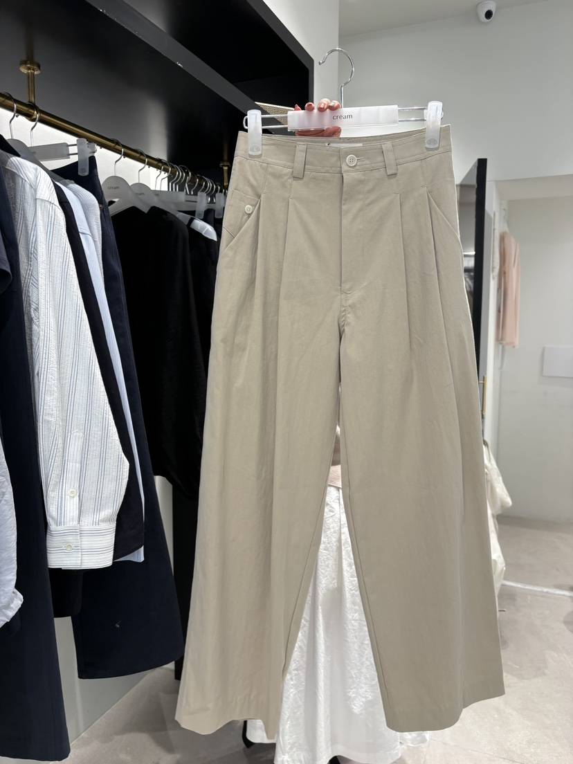 CREAM-P韓國直郵實拍女士新款熱賣人氣休閑推薦時尚休閑褲CREAM-P休閑褲