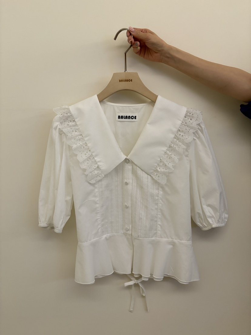 BALANCE韓國直郵女裝新品人氣26春夏職業時尚熱賣襯衫蕾絲衫BALANCE襯衫/蕾絲衫