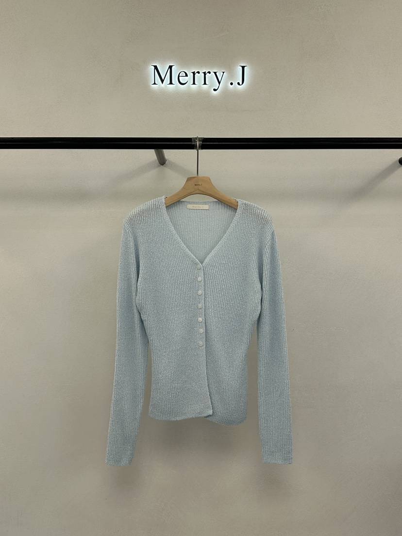 MERRY-J韓國東大門直郵女士新款熱賣人氣針織衫修身開衫MERRY-J針織衫