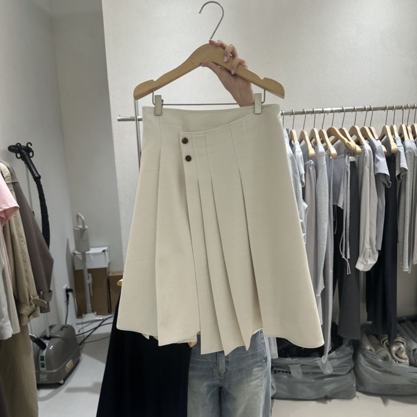 OVU韓國東大門代購女士新品推薦人氣休閑26春夏半身裙中短裙OVU半身裙/中短裙