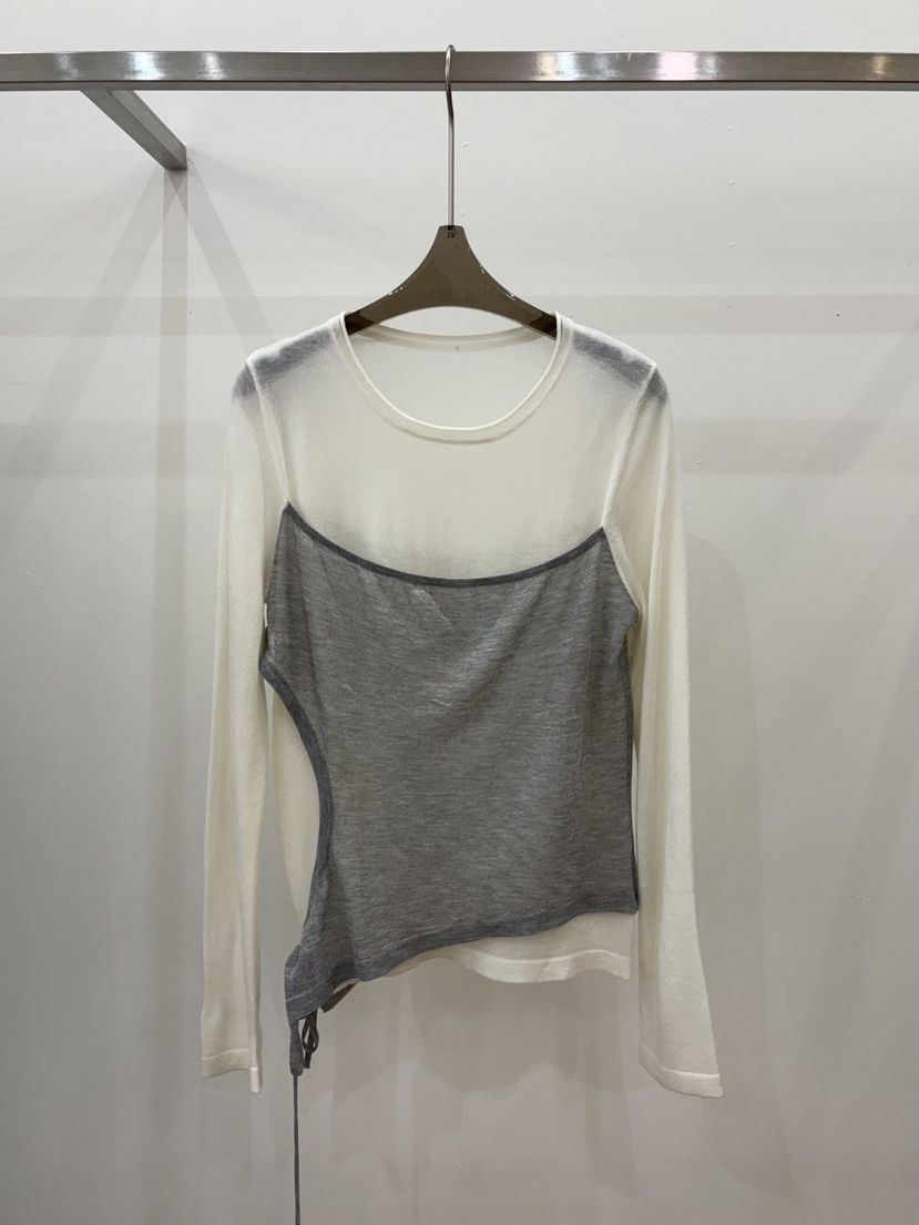 CICI韓國東大門直郵女士新款人氣熱賣職業時尚針織衫假兩件Ci Ci針織衫