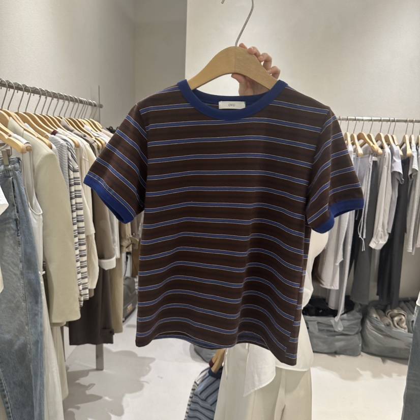 OVU韓國代購女士新款時尚推薦休閑人氣職業26春夏熱賣T恤OVUT恤