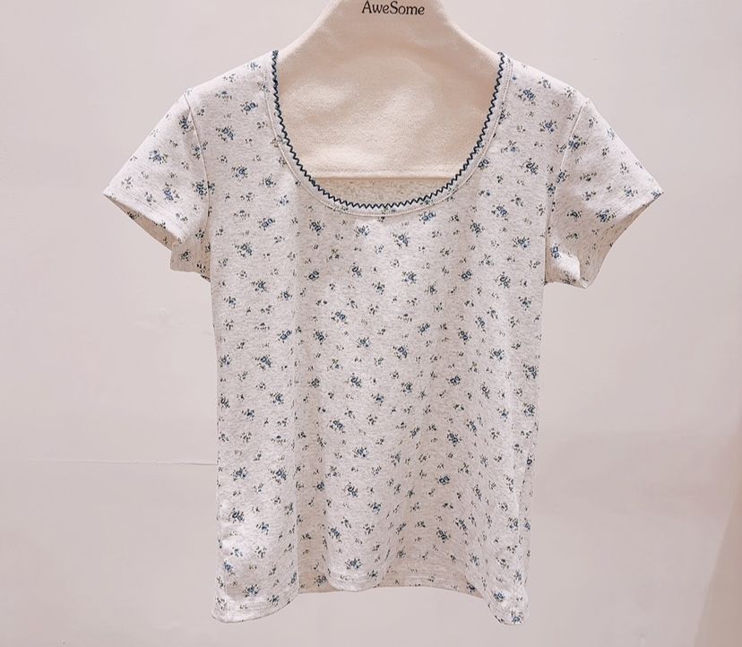 AWESOME-P韓國直郵女士新款熱賣休閑時尚26春夏職業推薦T恤AWESOME-PT恤