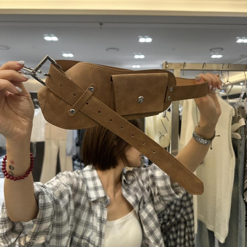 MOST OF ALL U韓國東大門直郵女裝新品時尚職業腰帶口袋MOST OF ALL U腰帶