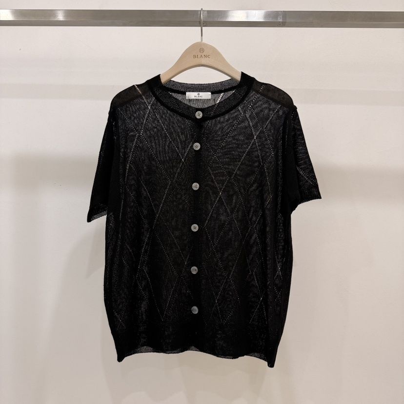 BLANC-A韓國東大門直郵女裝新款熱賣休閑26春夏針織衫亞麻BLANC-A針織衫