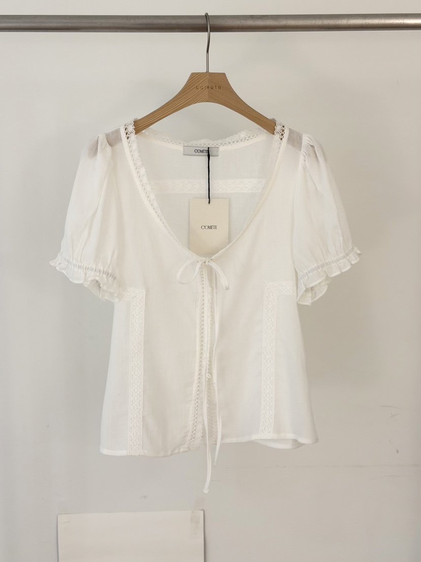 COMETE韓國直郵女裝新款人氣休閑熱賣推薦職業襯衫蕾絲衫COMETE襯衫/蕾絲衫