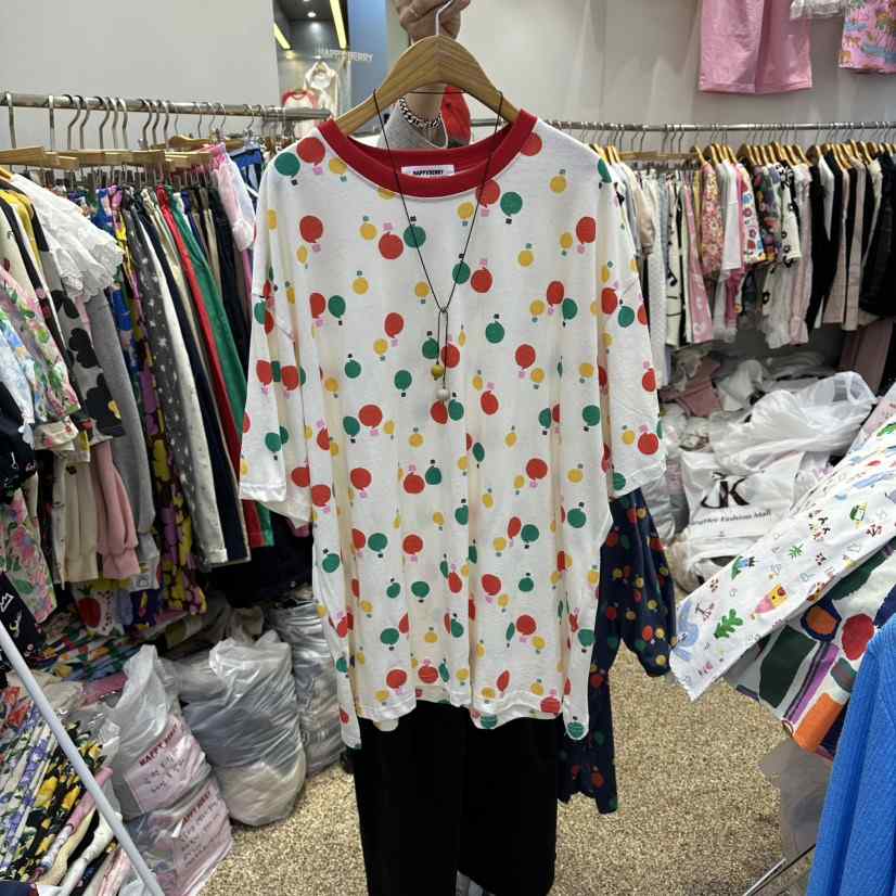 HAPPYBERRY韓國東大門代購女士新款人氣26春夏休閑時尚T恤HAPPYBERRYT恤