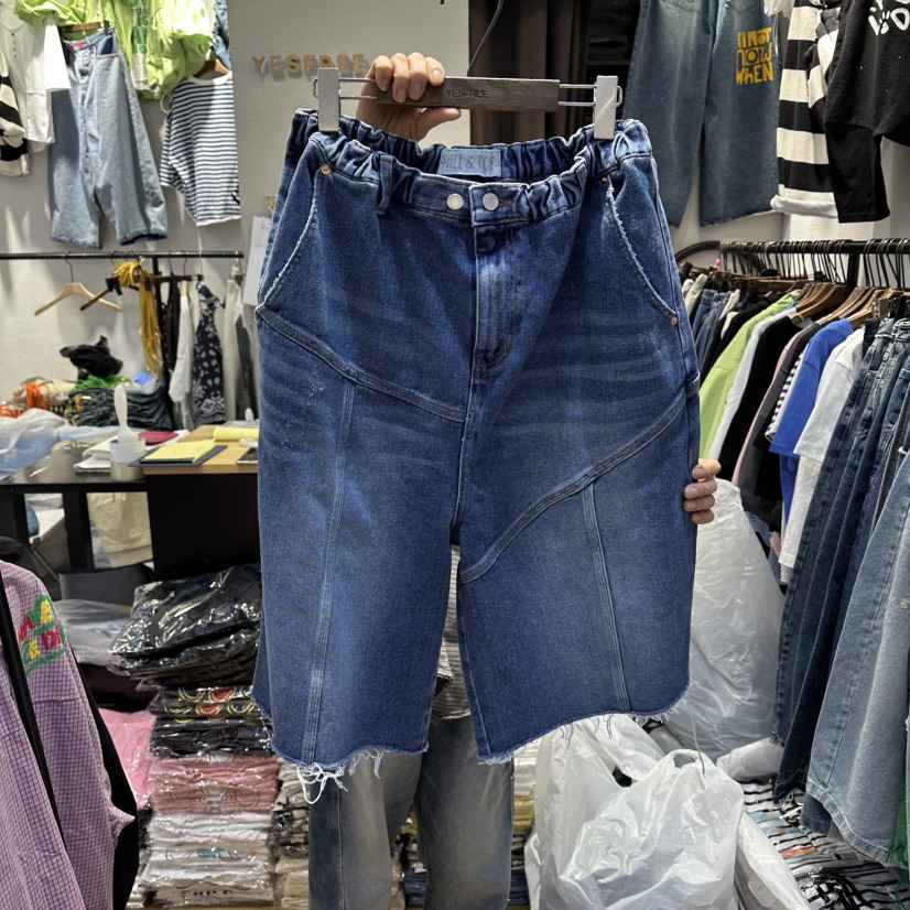 YESFREE韓國直郵實拍女裝新品26春夏時尚職業熱賣短褲不對稱YESFREE短褲