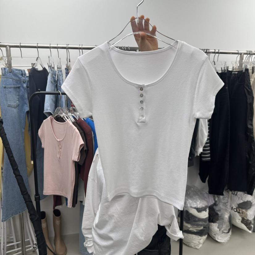 TOPDRESSING韓國直郵實拍女士新品職業26春夏人氣熱賣T恤TOPDRESSINGT恤