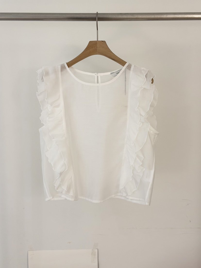 COMETE韓國直郵女士新品休閑人氣熱賣26春夏襯衫蕾絲衫天絲COMETE襯衫/蕾絲衫