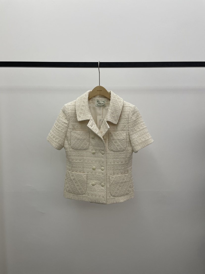 MOVENNE韓國東大門直郵女士新款26春夏推薦休閑夾克粗花呢MOVENNE夾克