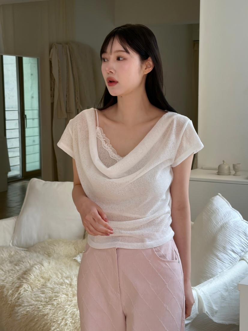 N BROWN韓國代購女裝新款熱賣推薦時尚26春夏人氣真品T恤N BROWNT恤