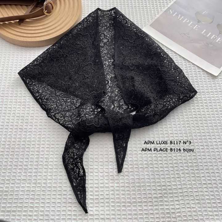 N3韓國代購女士新款人氣時尚推薦休閑26春夏圍巾披肩蕾絲N3圍巾/披肩