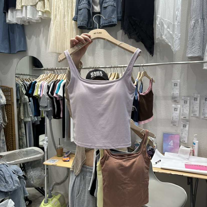 HOT PLACE/DREAM GIRIS/HOT ISSUE東大門代購女裝新款26春夏吊帶背心HOT PLACE/DREAM GIRIS/HOT ISSUE吊帶/背心