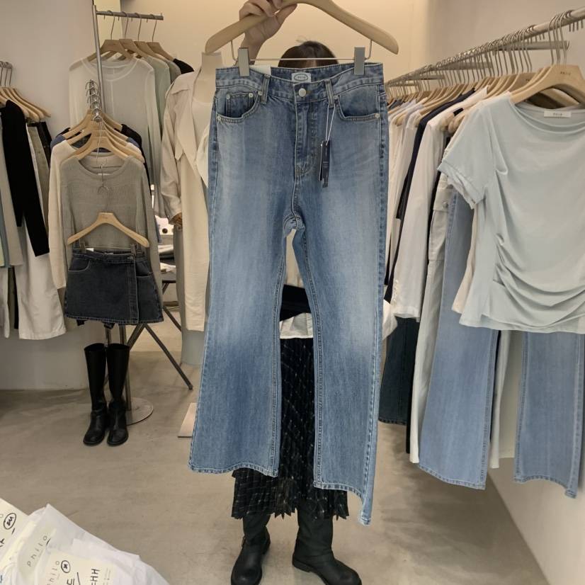 PHILO東大門實拍女裝新款熱賣真品時尚職業26春夏人氣牛仔褲PHILO牛仔褲