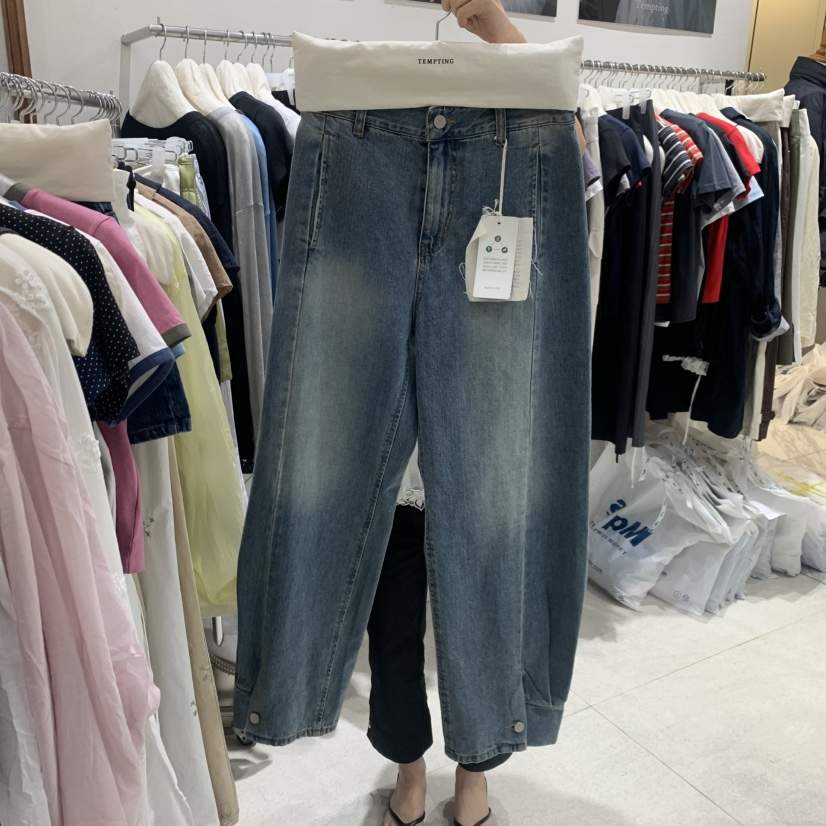 TEMPTING東大門實拍女士新款真品26春夏人氣熱賣職業牛仔褲TEMPTING牛仔褲