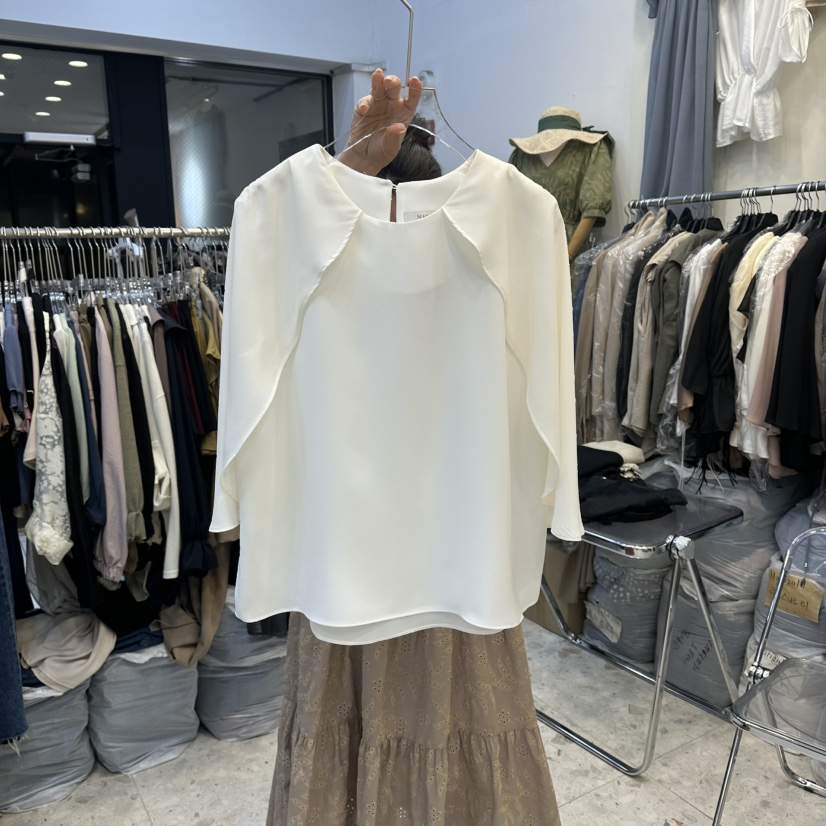 MARIGOLD韓國代購女士新款推薦時尚熱賣職業襯衫蕾絲衫披肩MARIGOLD襯衫/蕾絲衫