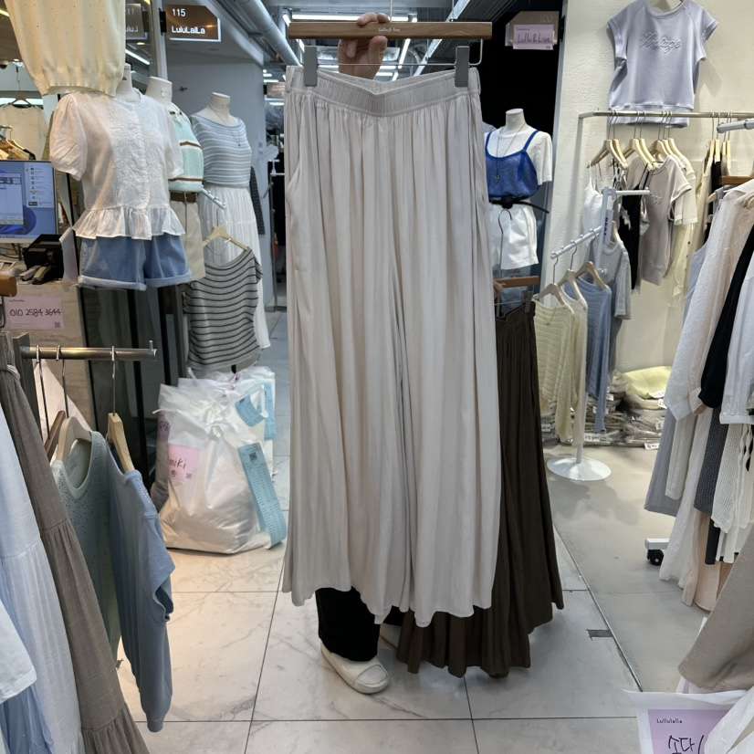 FLYFLY/LULULALLA/LIVE東大門實拍女士新款推薦休閑褲絲綢FLYFLY/LULULALLA/LIVE休閑褲