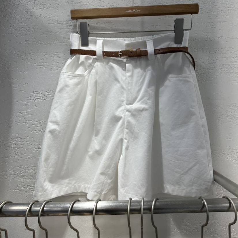 FLYFLY/LULULALLA/LIVE韓國代購女士新品真品短褲含腰帶FLYFLY/LULULALLA/LIVE短褲