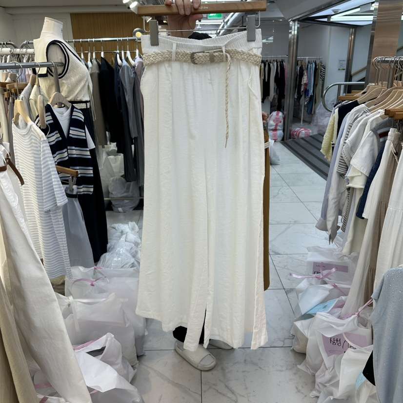 FLYFLY/LULULALLA/LIVE韓國代購女裝新款熱賣休閑褲含腰帶FLYFLY/LULULALLA/LIVE休閑褲