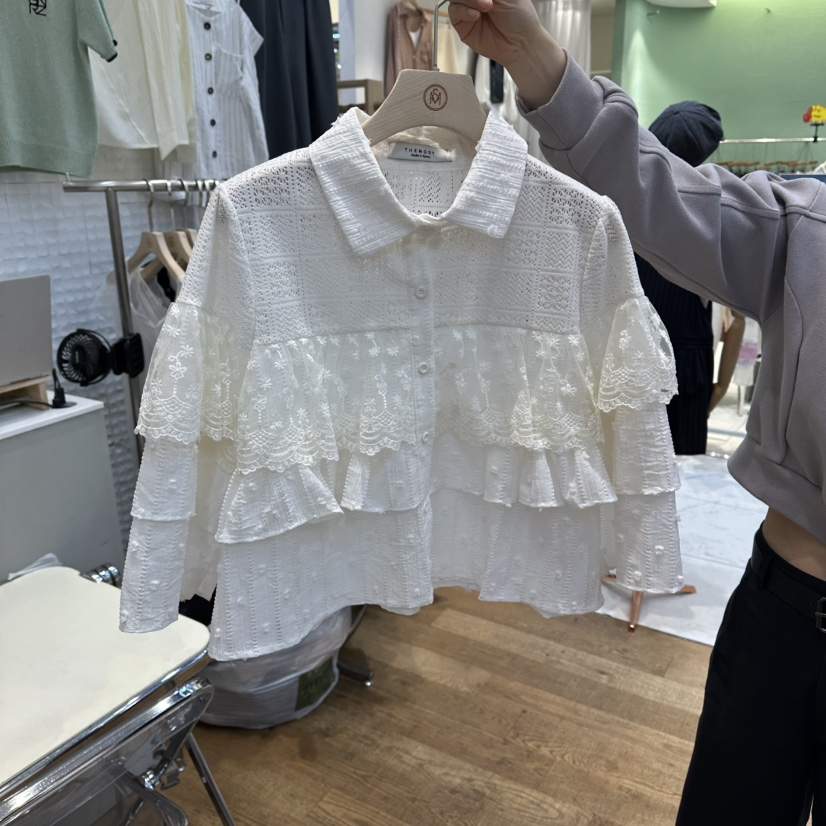 THE MOST-Q東大門實拍女裝新品26春夏真品推薦襯衫蕾絲衫THE MOST襯衫/蕾絲衫