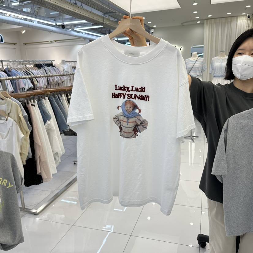 FLYFLY/LULULALLA/LIVE韓國直郵女士新款人氣熱賣26春夏T恤FLYFLY/LULULALLA/LIVET恤