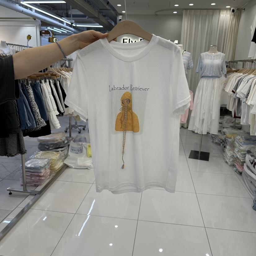 FLYFLY/LULULALLA/LIVE韓國代購女士新品時尚職業真品T恤FLYFLY/LULULALLA/LIVET恤