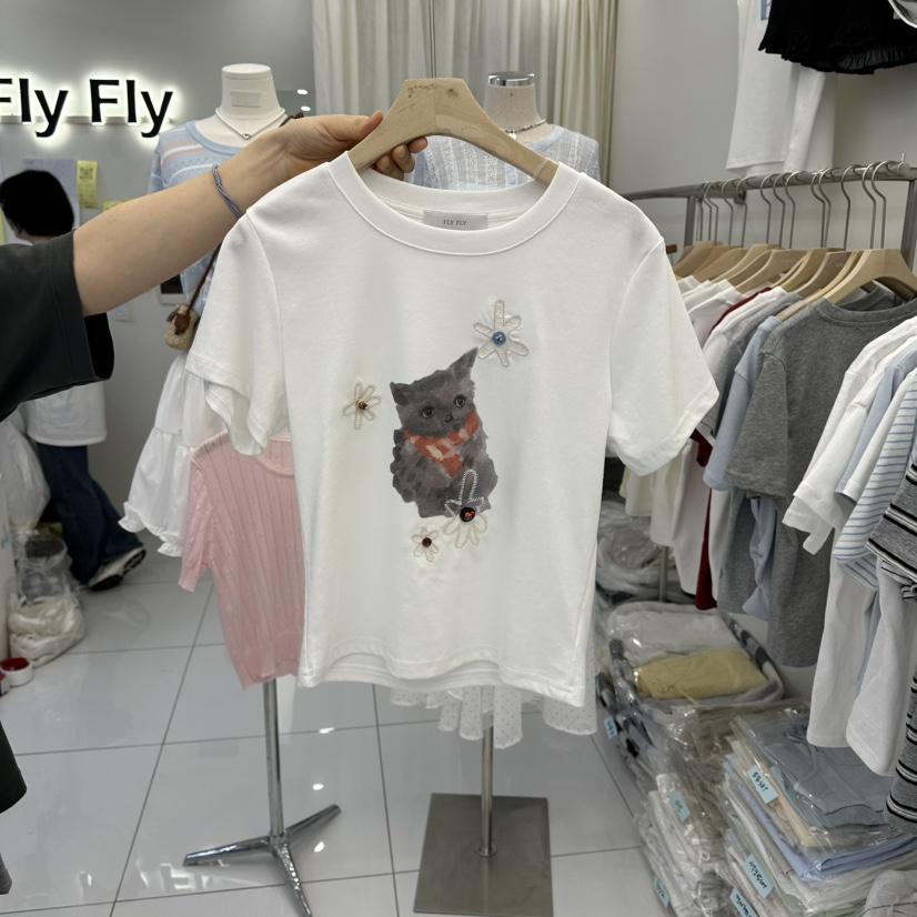 FLYFLY/LULULALLA/LIVE韓國代購女士新款人氣推薦26春夏T恤FLYFLY/LULULALLA/LIVET恤