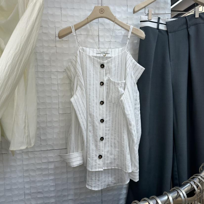 THE MOST-Q韓國代購女裝新品休閑推薦襯衫蕾絲衫不含腰帶THE MOST襯衫/蕾絲衫