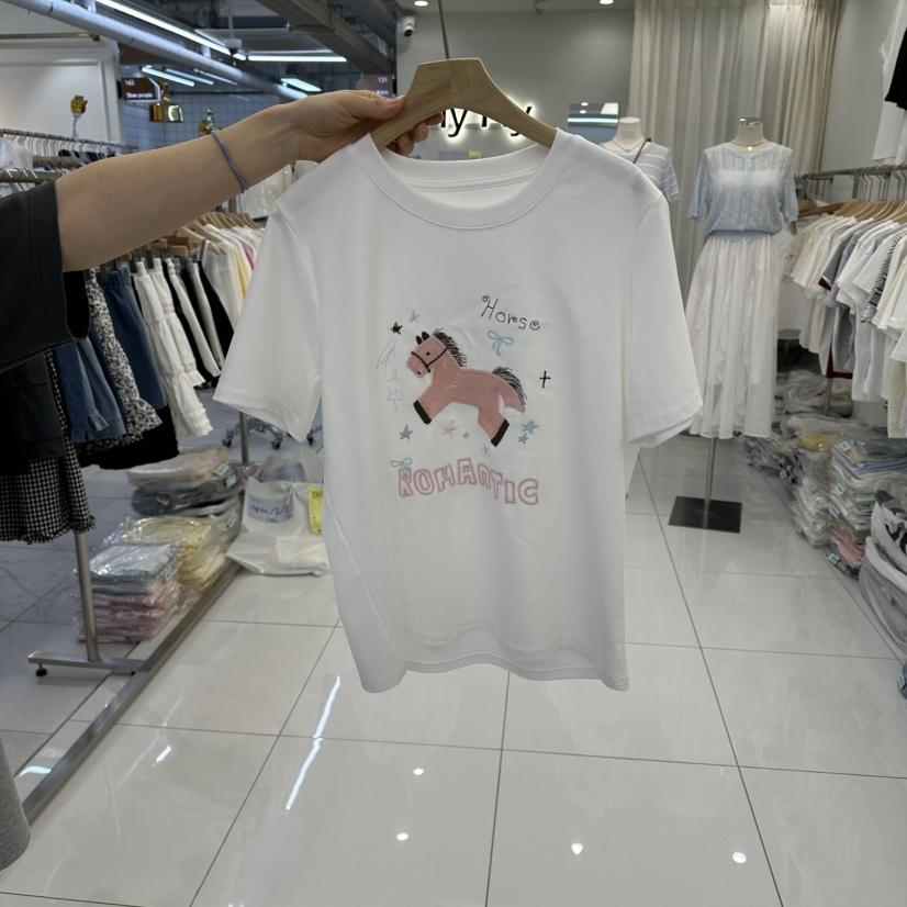 FLYFLY/LULULALLA/LIVE東大門實拍女裝新款真品休閑T恤FLYFLY/LULULALLA/LIVET恤