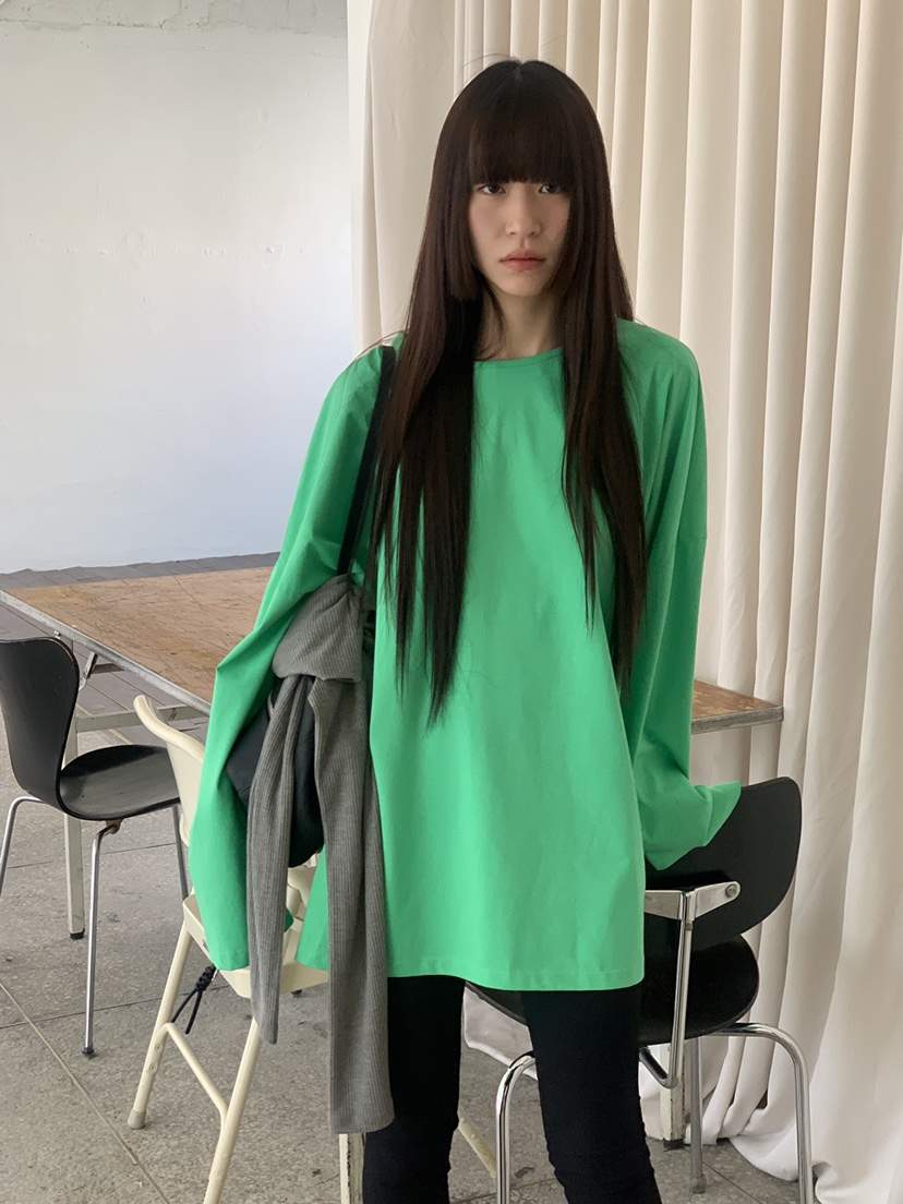 LOGARDEN韓國直郵女裝新品熱賣真品26春夏休閑時尚長袖T恤LO GARDEN長袖T恤