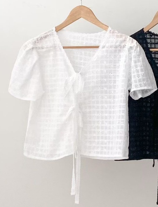 L V C東大門實拍女裝新款26春夏時尚推薦休閑襯衫蕾絲衫L_V_C襯衫/蕾絲衫